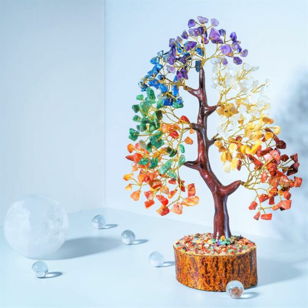 Seven Chakra Tree of Life - Crystal Tree for Positive Energy - Image 3