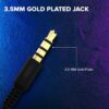 Wired In Ear Headphones with Mic - Pure Bass Sound, Comfortable Fit