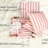 Adjustable Cotton Swing for Kids - Indoor/Outdoor Use, Safety Belt & Pillows