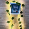 Artificial Money Plant & Hydrangea String Light for Home Decor