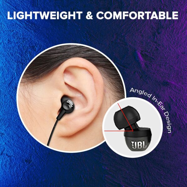 Wired In Ear Headphones with Mic - Pure Bass Sound, Comfortable Fit - Image 3