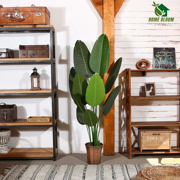 5 Feet Artificial Banana Plant - Lifelike Faux Tropical Tree - Image 4