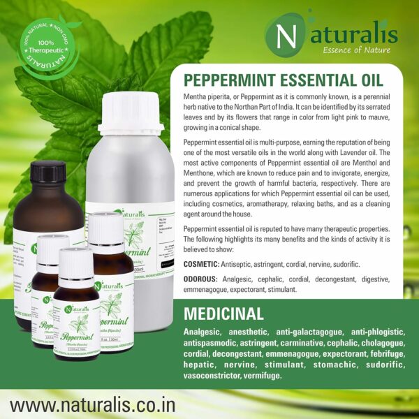 Pure Peppermint Essential Oil - Therapeutic Grade 30ml - Image 5