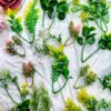 50 PCS Artificial Plants - Faux Flowers for Home & Garden
