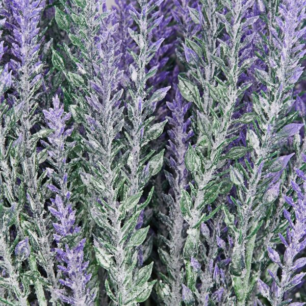 Artificial Lavender Flowers - 14.6" Faux Purple Plants (4 pcs) - Image 6