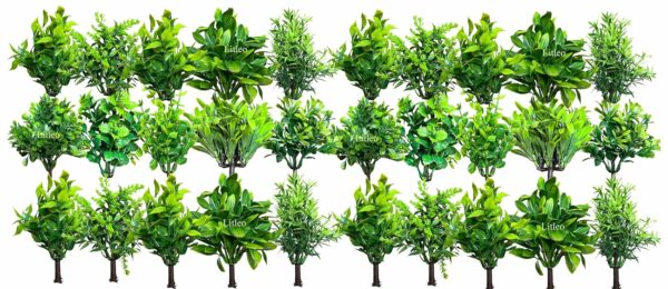 Small Eucalyptus Artificial Plant for Home and Office Decor - Image 3